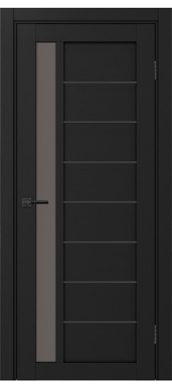 Турин_554АПП.21 молдинг алюм.чёрн.60  Антрацит (заполнение: Бронза матовое)