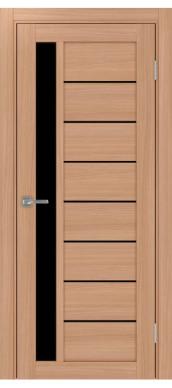 Турин_554АПП.21 молдинг алюм.чёрн.60  Ясень тёмный (стекло: LACчерный)