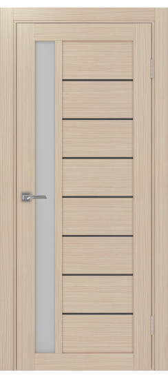 Турин_554АПП.21 молдинг алюм.чёрн.60  Дуб беленый FL (заполнение: Мателюкс)