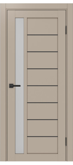 Турин_554АПП.21 молдинг алюм.чёрн.60  Мокко (заполнение: Мателюкс)