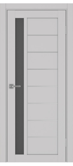 Турин_554АПП.21 молдинг алюм.хром.60  Пепельный (заполнение: Графит матовое)