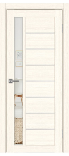 Турин_554АПП.21 молдинг алюм.хром.60  Ясень светлый (стекло: Зеркало)