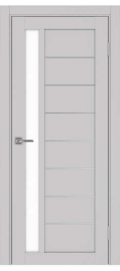 Турин_554АПП.21 молдинг алюм.хром.60  Пепельный (стекло: LACбелый)