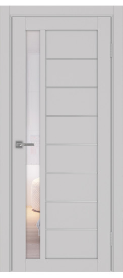 Турин_554АПП.21 молдинг алюм.хром.60  Пепельный (заполнение: Прозрачное)