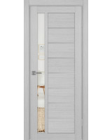 Турин_554АПП.21 молдинг алюм.хром ЭКО-шпон Дуб серый FL