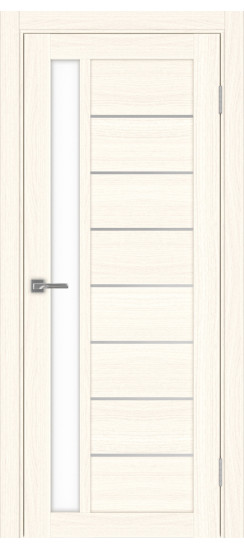 Турин_554АПП.21 молдинг алюм.хром.60  Ясень светлый (стекло: LACбелый)