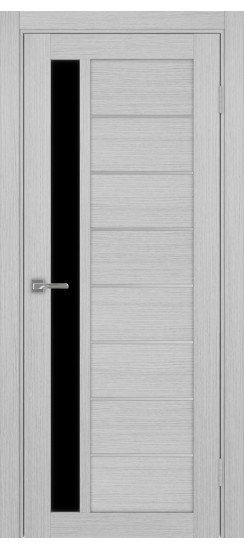 Турин_554АПП.21 молдинг алюм.хром.60  Дуб серый FL (стекло: LACчерный)