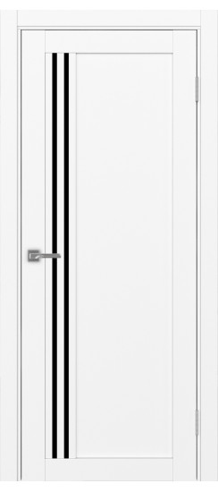 Турин_555.21.45  Белый снежный (стекло: LACчерный)