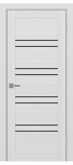 Турин_560.12.30  Ясень серебристый (стекло: LACчерный)