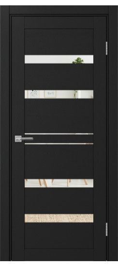 Турин_561.12.30  Антрацит (стекло: Зеркало)