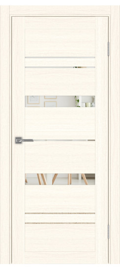 Турин_562.12.30  Ясень светлый (стекло: Зеркало)