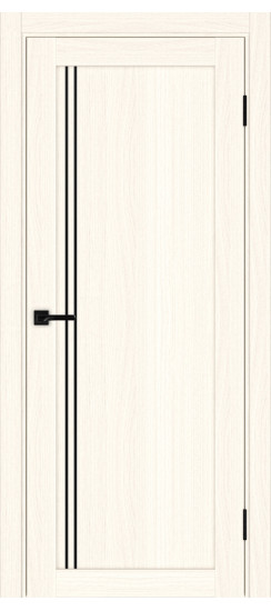 Турин_566АПП.111 молдинг алюм.чёрн.35  Ясень светлый
