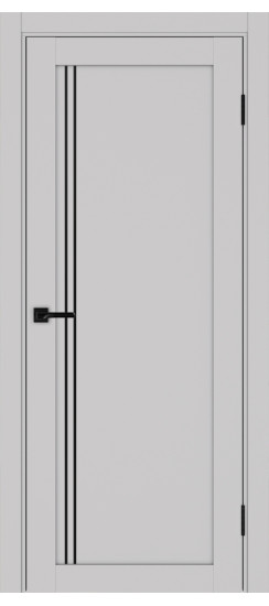 Турин_566АПП.111 молдинг алюм.чёрн.35  Пепельный