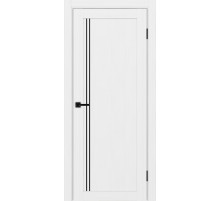 Турин_566АПП.111 молдинг алюм.чёрн. ЭКО-шпон Белый лёд