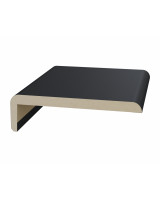 Перекладина наличника плоский телескоп. 75*6*2050мм.  Антрацит