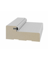 Стойка порога с уплотнителем 65*26*2070мм.  Пепельный