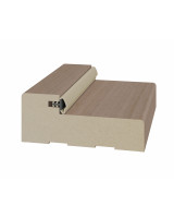 Стойка порога с уплотнителем 65*26*2070мм.  Ясень тёмный