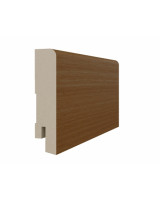 Плинтус 70*16*2070мм.  Орех NL
