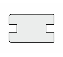 Планка 734П (60/38/2800) Ясень светлый