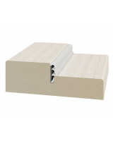 Стойка порога с уплотнителем 80*26*2070мм.  Ясень светлый