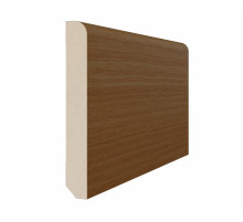 Плинтус 75*10*2070мм.  Орех NL