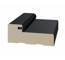 Стойка порога с уплотнителем 65*26*2070мм.  Антрацит