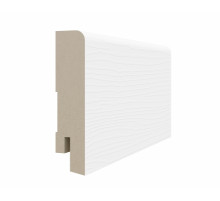 Плинтус 70*16*2070мм.  Белый лёд