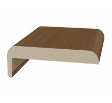 Наличник плоский телескоп. 75*10*2440мм.  Орех NL