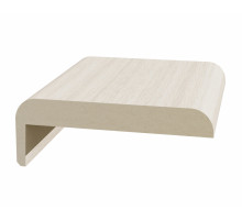 Наличник плоский телескоп. 75*10*2780мм.  Ясень светлый