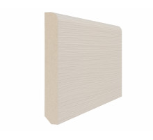 Плинтус 75*10*2070мм.  Ясень перламутровый FL