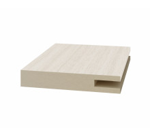 Добор телескоп. 1 паз 60*10*2070мм.  Ясень светлый