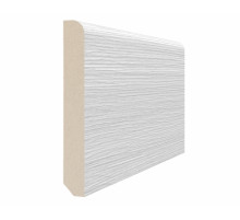 Плинтус 75*10*2070мм.  Ясень серебристый FL