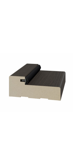 Стойка порога с уплотнителем 65*26*2070мм.  Венге FL