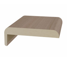 Наличник плоский телескоп. 75*10*2780мм.  Ясень тёмный