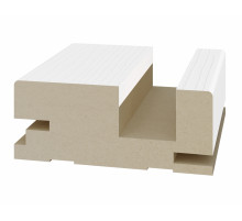 Перекладина для "дверь-книжка" 80*32*2070мм.  Белый лёд