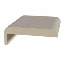 Наличник плоский телескоп. 75*10*2150мм.  Ясень перламутровый FL