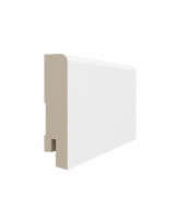 Плинтус 70*16*2070мм.  Белый снежный