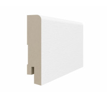 Плинтус 70*16*2070мм.  Белый снежный