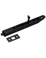 Шпингалет полукруглый с отв. частью "Morelli" чёрный OL160 BL