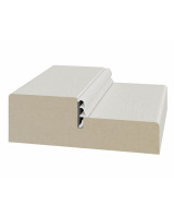 Стойка порога с уплотнителем 80*26*2070мм.  Бежевый