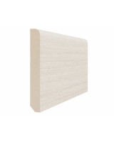 Плинтус 75*10*2070мм.  Ясень светлый