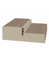 Стойка порога с уплотнителем 80*26*2070мм.  Ясень тёмный