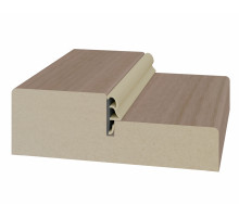 Стойка порога с уплотнителем 80*26*2070мм.  Ясень тёмный