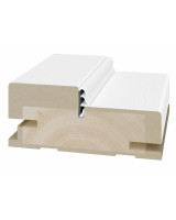 Стойка коробки композит телескоп. 80*34*2070мм.  Белый снежный