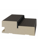 Стойка коробки с уплотнителем 80*30*2070мм.  Венге FL