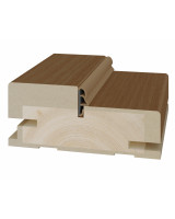 Стойка коробки композит телескоп. 80*34*2070мм.  Орех NL