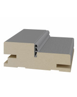 Стойка коробки телескоп. 80*30*2400мм.  Серый