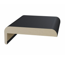 Наличник плоский телескоп. 75*10*2780мм.  Антрацит