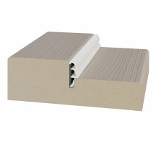 Стойка порога с уплотнителем 80*26*2070мм.  Ясень перламутровый FL