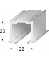 Направляющая для двери "книжка" 2000мм.